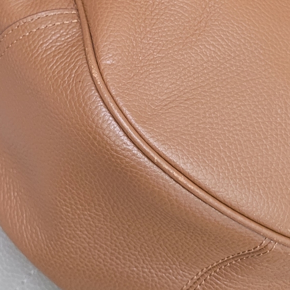 Coach Harley Hobo In Pebble Leather Gold/Brown F38259 - Picture 11 of 16